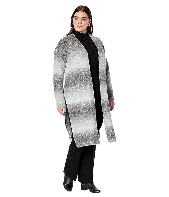 Long Sleeve Open Front Long Cardigan Sweater