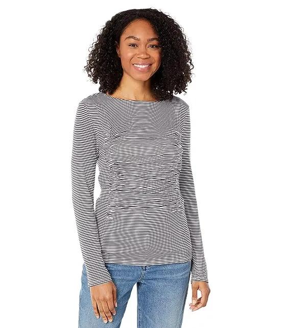 Long Sleeve Rouched Top