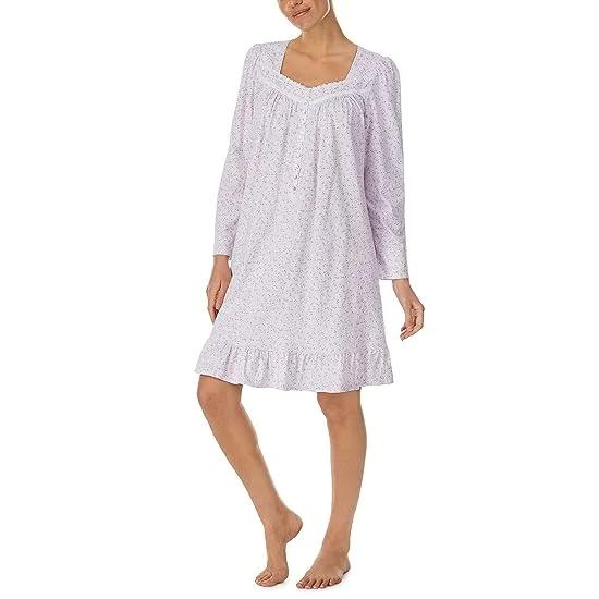Long Sleeve Short Nightgown