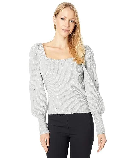 Long Sleeve Square Neck Sweater