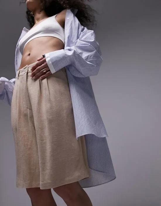 longline woven short in sand