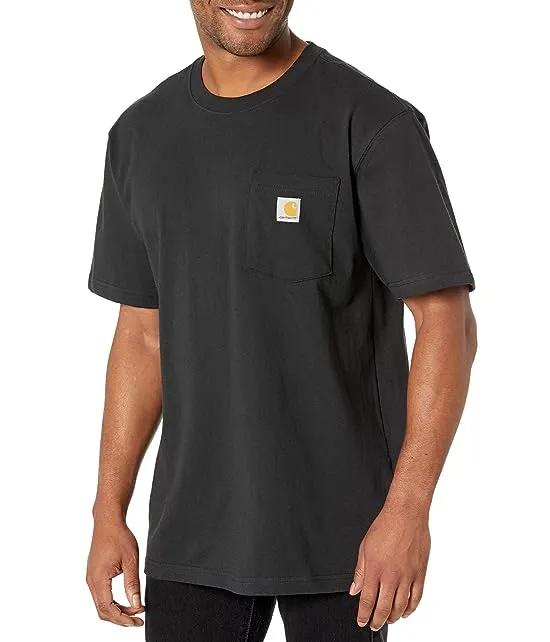 Loose Fit Heavyweight Short Sleeve Camo Logo Graphic T-Shirt