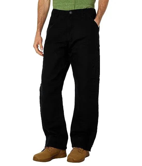 Loose Fit Washed Duck Insulated Pants