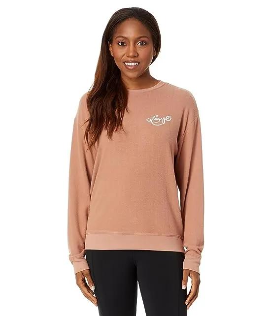 Love Relaxed Savasana Sweater