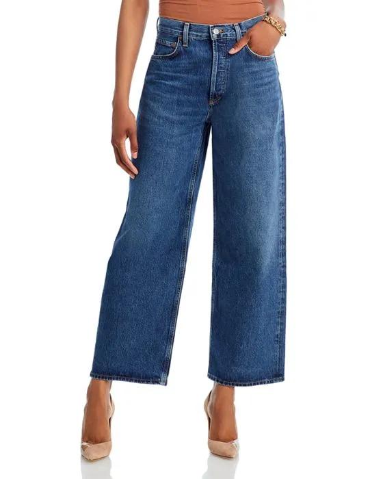 Low Slung High Rise Baggy Jeans in Image