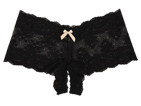 Luxe Lace Crotchless Brief
