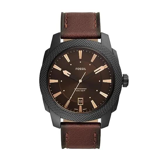Machine Three-Hand Date Eco Leather Watch - FS5972