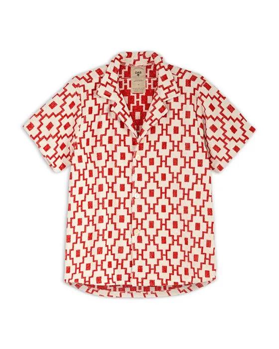 Machu Terry Short Sleeve Camp Shirt