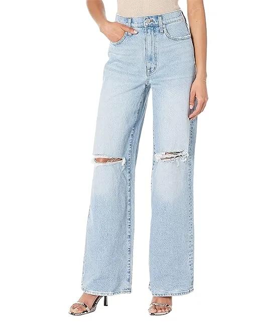Madewell Superwide-Leg Jeans in Blaisdell Wash