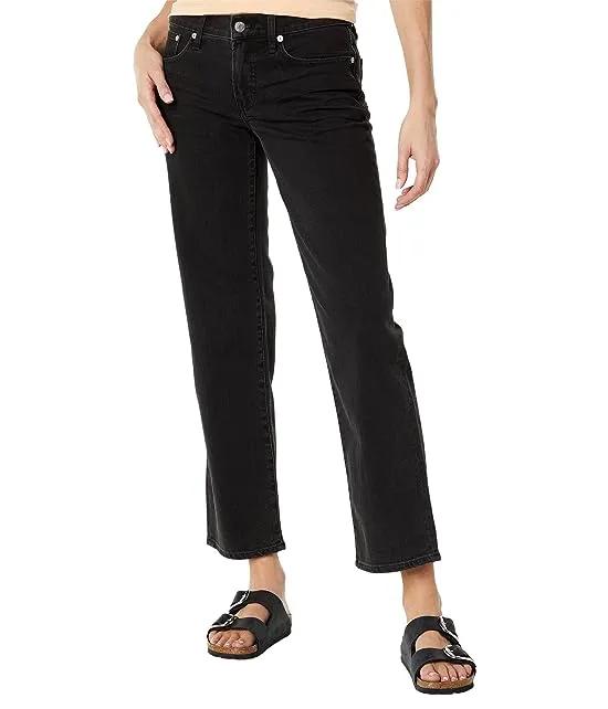 Madewell The Low-Rise Perfect Vintage Straight Jean in Lunar Wash