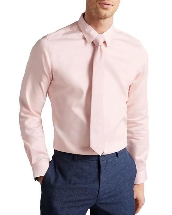 Maeloss Printed Slim Fit Button Down Dress Shirt