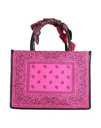 Magenta Canvas Handbag