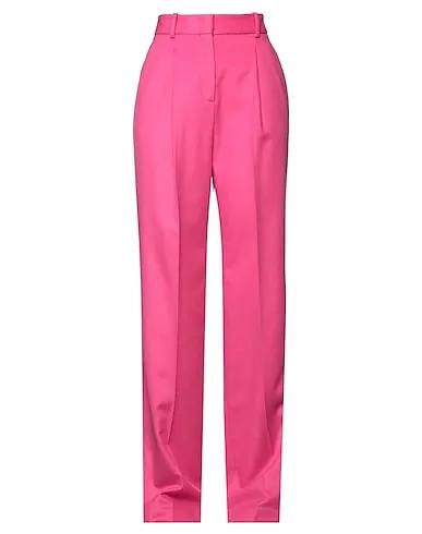 Magenta Flannel Casual pants