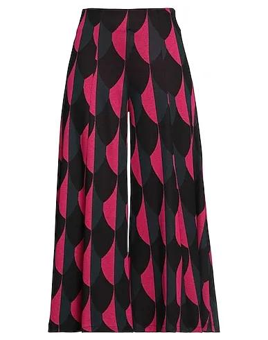 Magenta Jersey Cropped pants & culottes