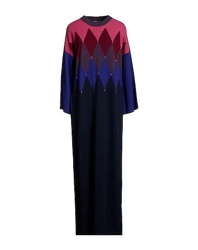 Magenta Knitted Long dress