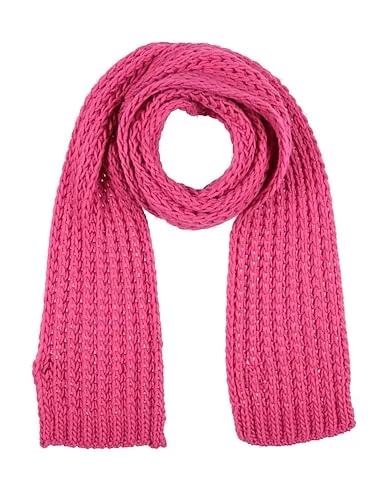 Magenta Knitted Scarves and foulards