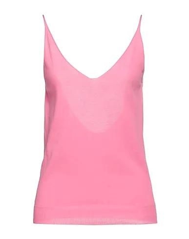 Magenta Knitted Tank top