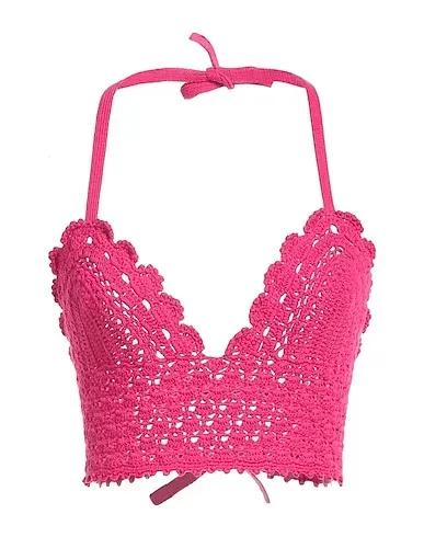 Magenta Knitted Top