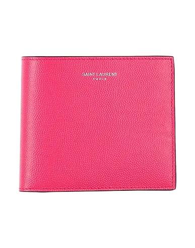 Magenta Leather Wallet
