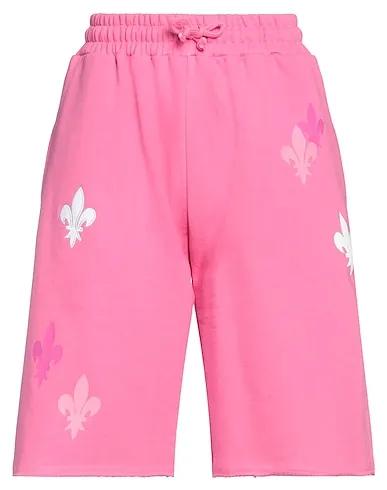 Magenta Sweatshirt Shorts & Bermuda