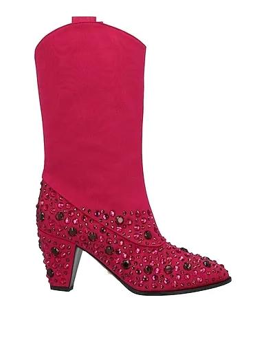 Magenta Techno fabric Ankle boot