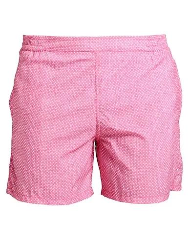 Magenta Techno fabric Swim shorts