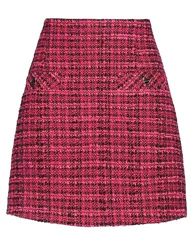 Magenta Tweed Mini skirt