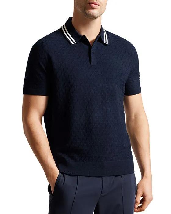 Mahana Regular Fit Logo Knit Polo Shirt
