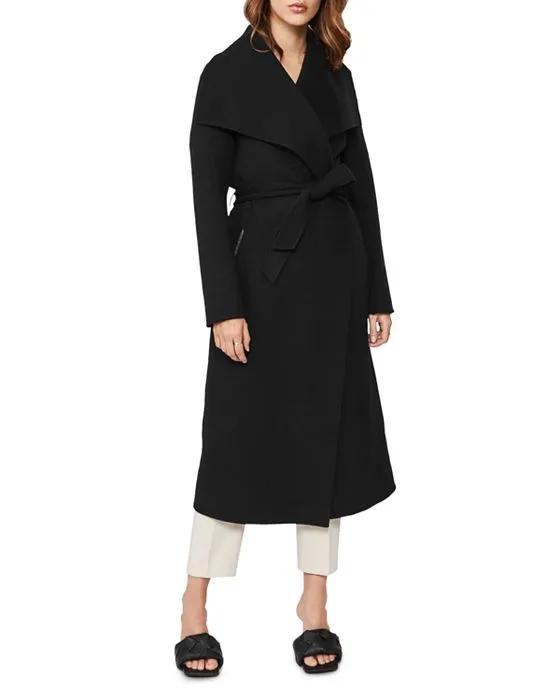 Mai Lightweight Wool Wrap Coat 