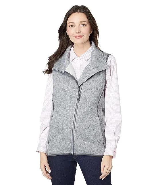 Mainsail Sweater-Knit Full Zip Vest
