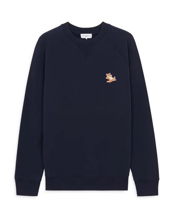 Maison Kitsune Chillax Fox Patch Pullover Sweatshirt