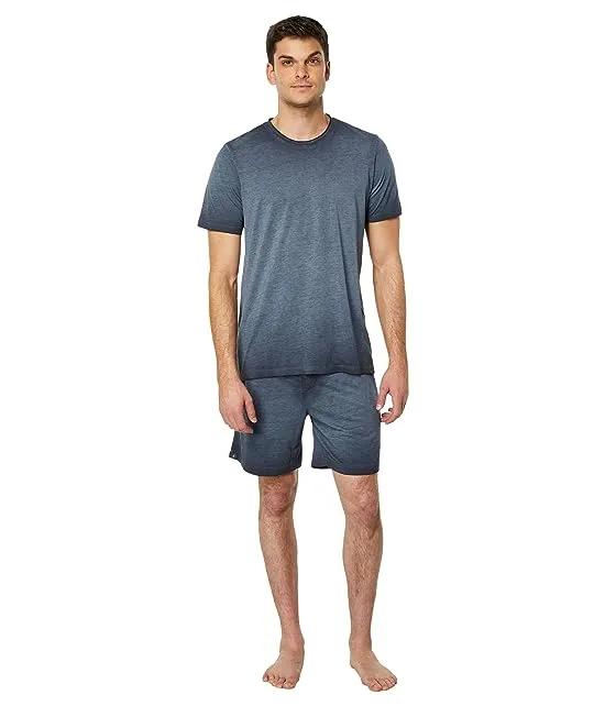 Malibu Collection® Tri-Blend Tee and Shorts Set