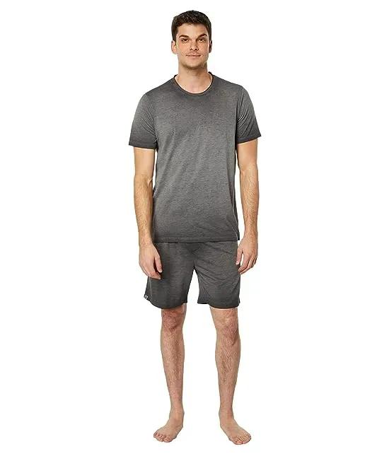 Malibu Collection® Tri-Blend Tee and Shorts Set