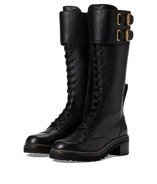 Mallory Combat Over-the-Knee Boot