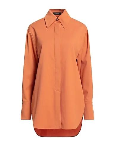Mandarin Cotton twill Solid color shirts & blouses