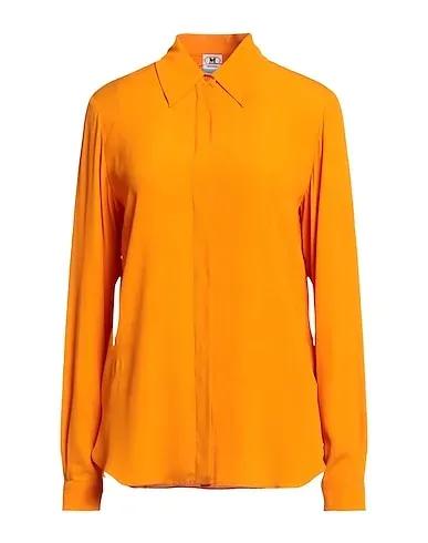 Mandarin Crêpe Solid color shirts & blouses