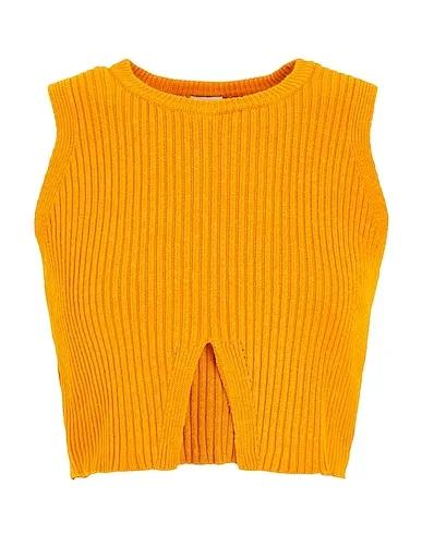 Mandarin Knitted Sleeveless sweater KNIT CROPPED TOP
