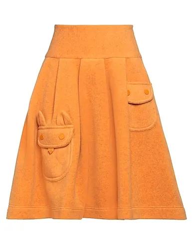 Mandarin Pile Mini skirt