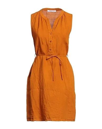Mandarin Plain weave Short dress