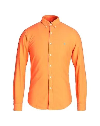 Mandarin Plain weave Solid color shirt