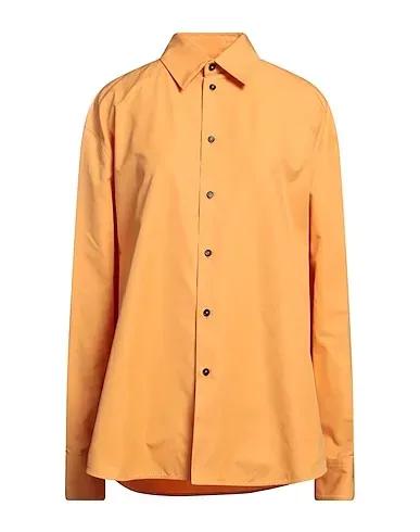 Mandarin Plain weave Solid color shirts & blouses