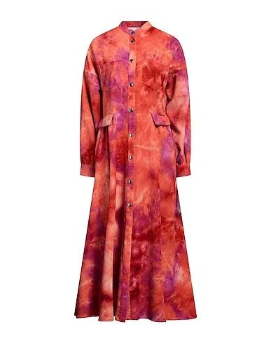 Mandarin Velvet Long dress