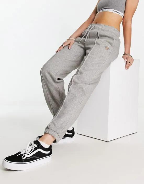mapleton small logo sweatpants in gray