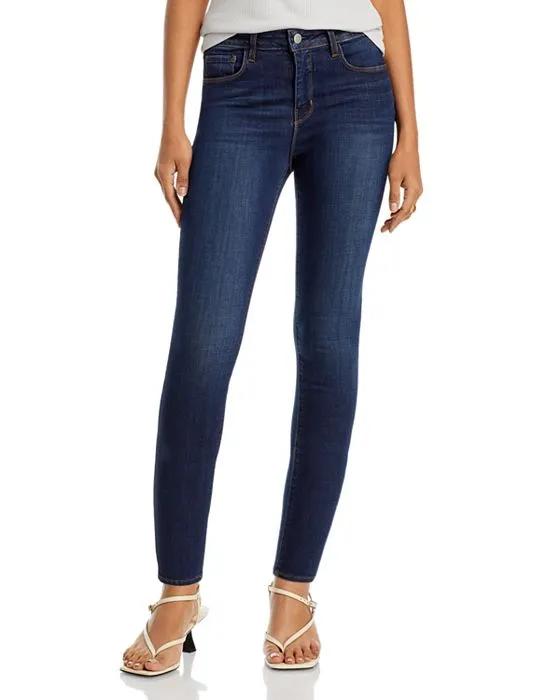 Margot High-Rise Skinny Jeans in Prime Blue