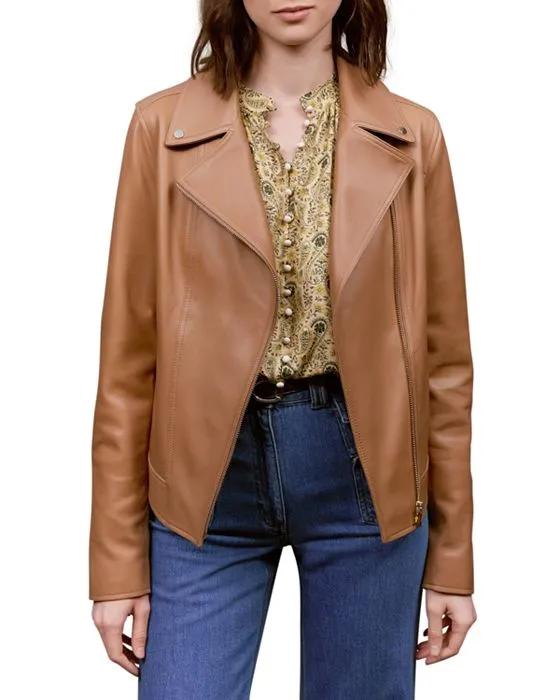 Margot Leather Moto Jacket
