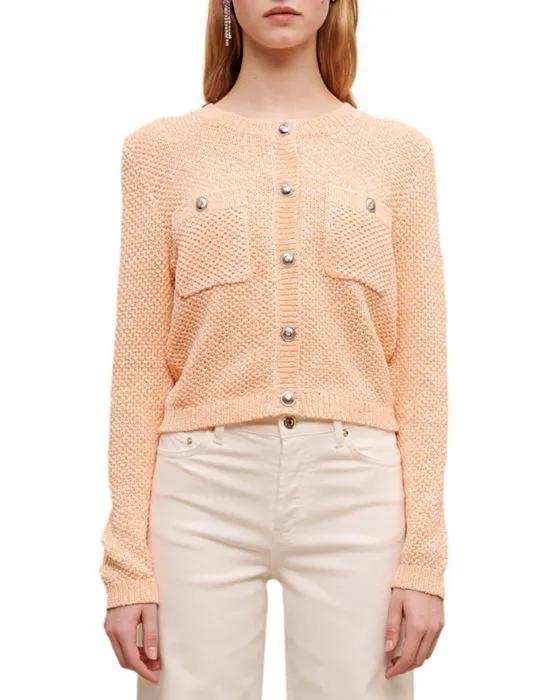 Marguette Knit Cardigan Sweater