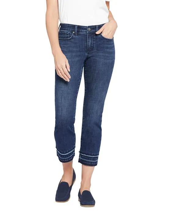 Marilyn Attached Hem Ankle Jeans in Inspire