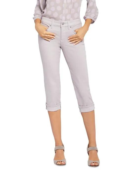 Marilyn High Rise Crop Straight Jeans 