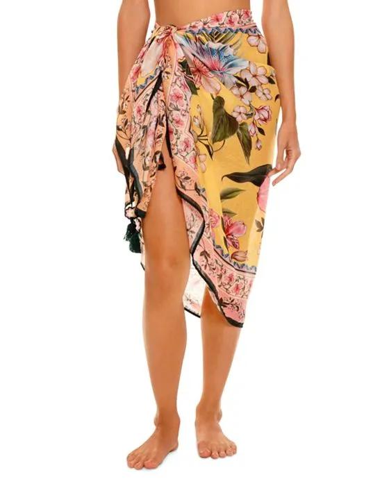 Marine Sarong Swim Cover Up