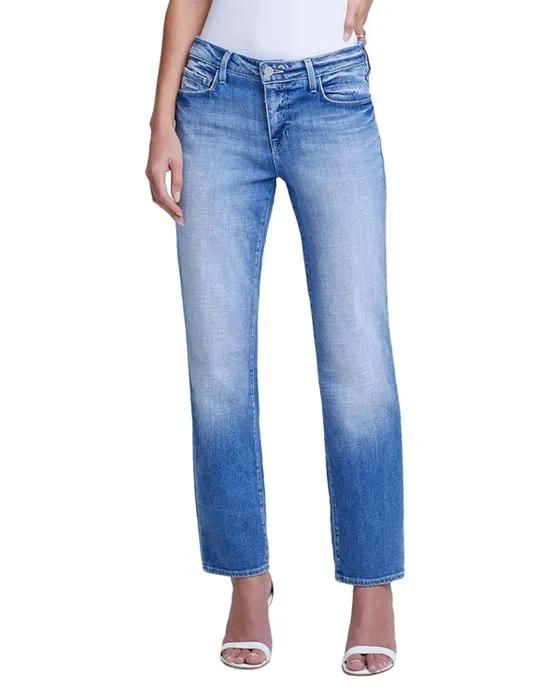 Marjorie High Rise Slouch Straight Jeans in Balboa